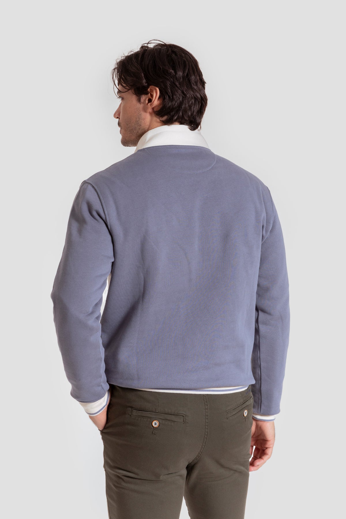 Sudadera rayas azul noche la vaquera