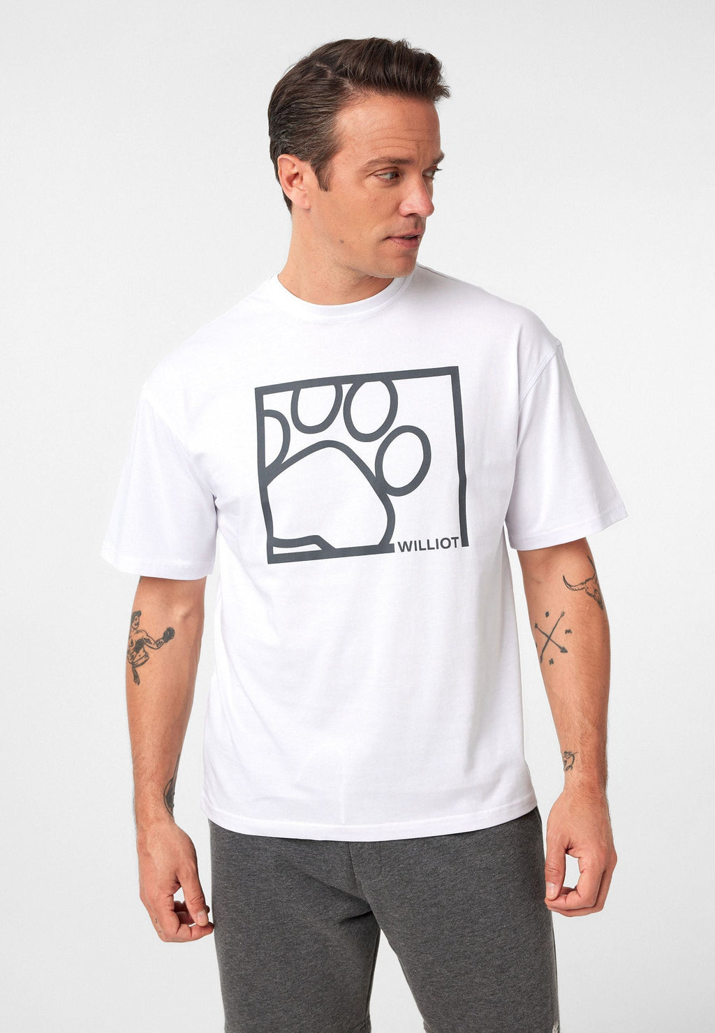 Camiseta con estampado williot