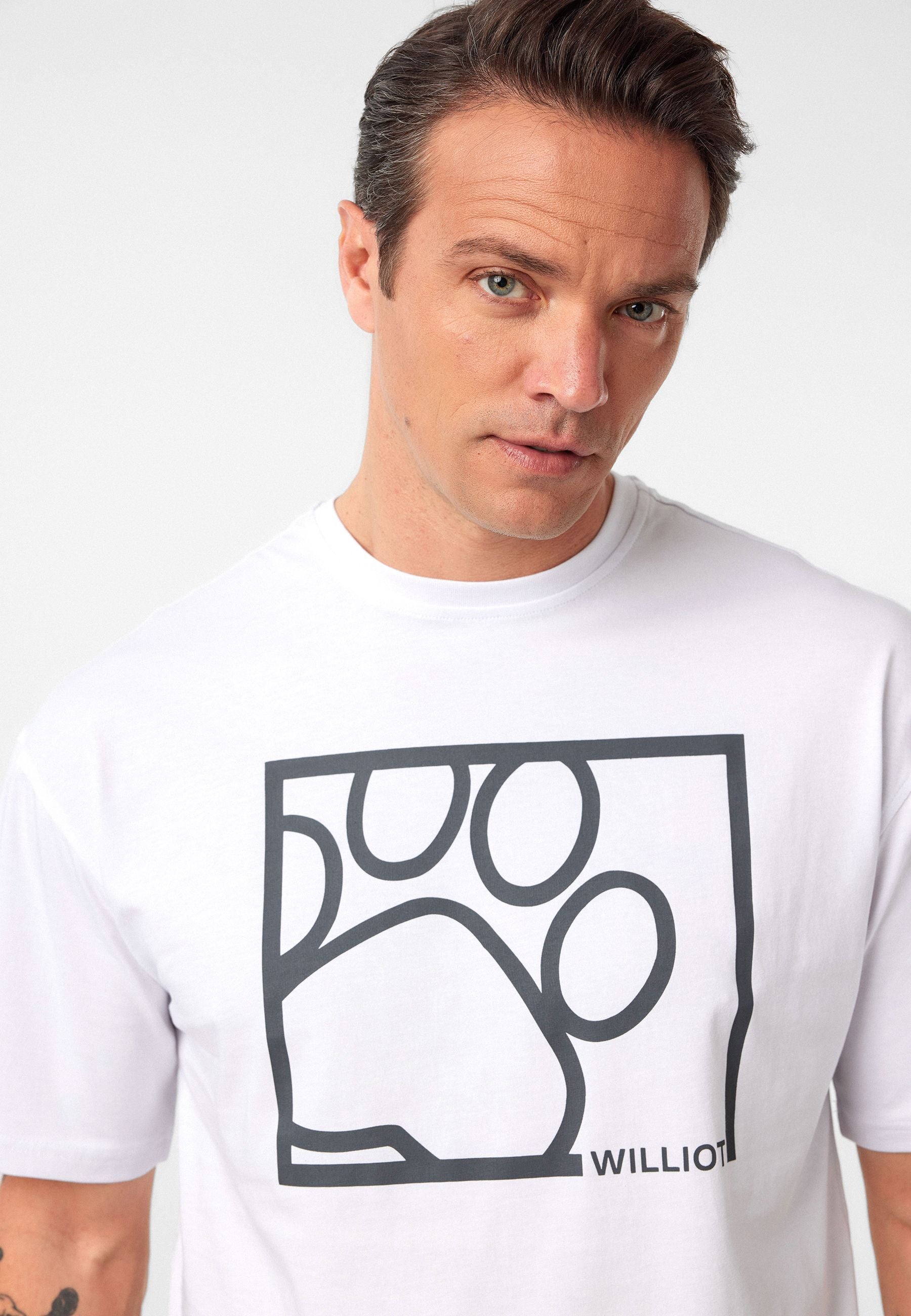 Camiseta con estampado williot