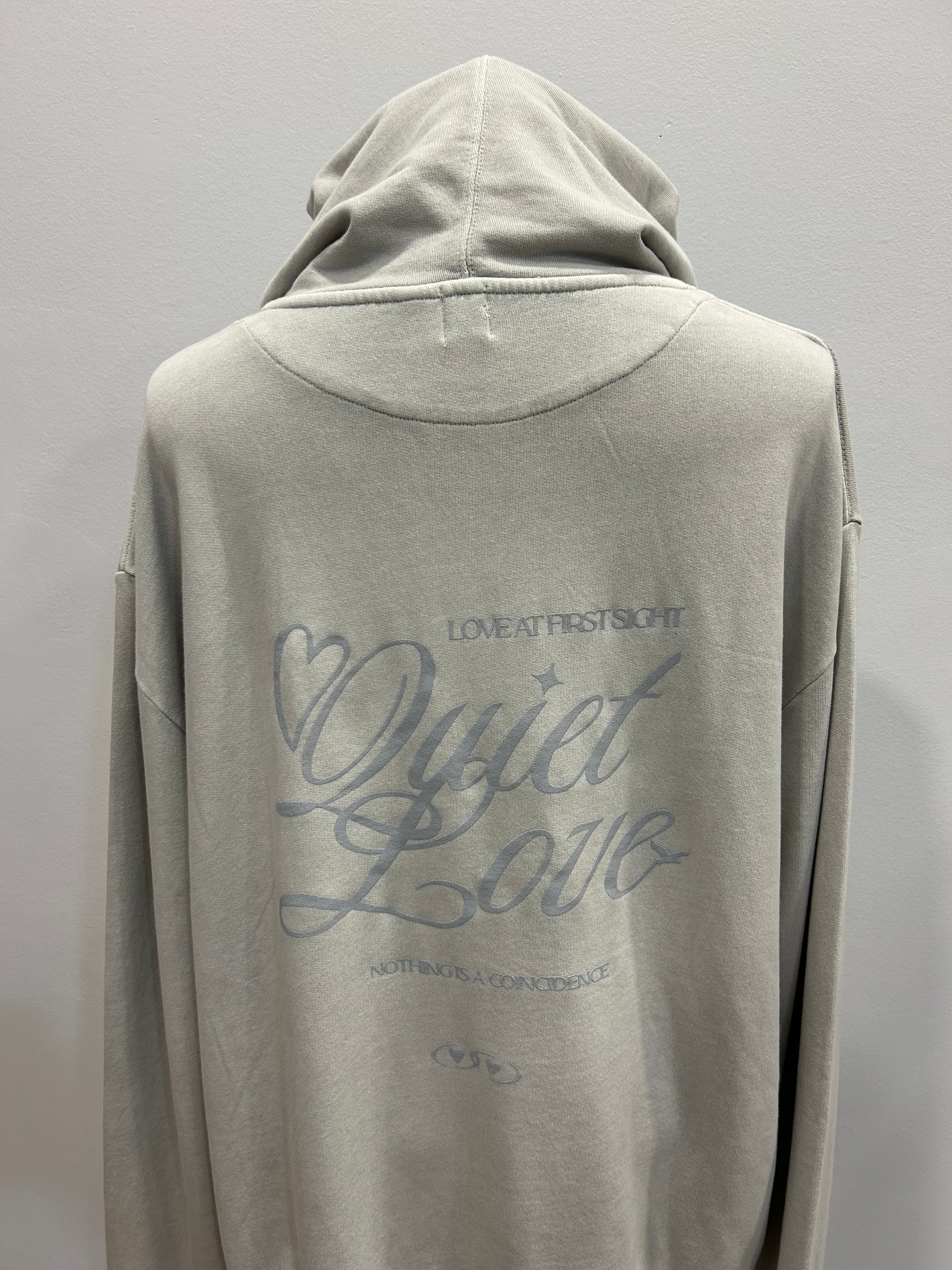 Sudadera Quiet Love Gris