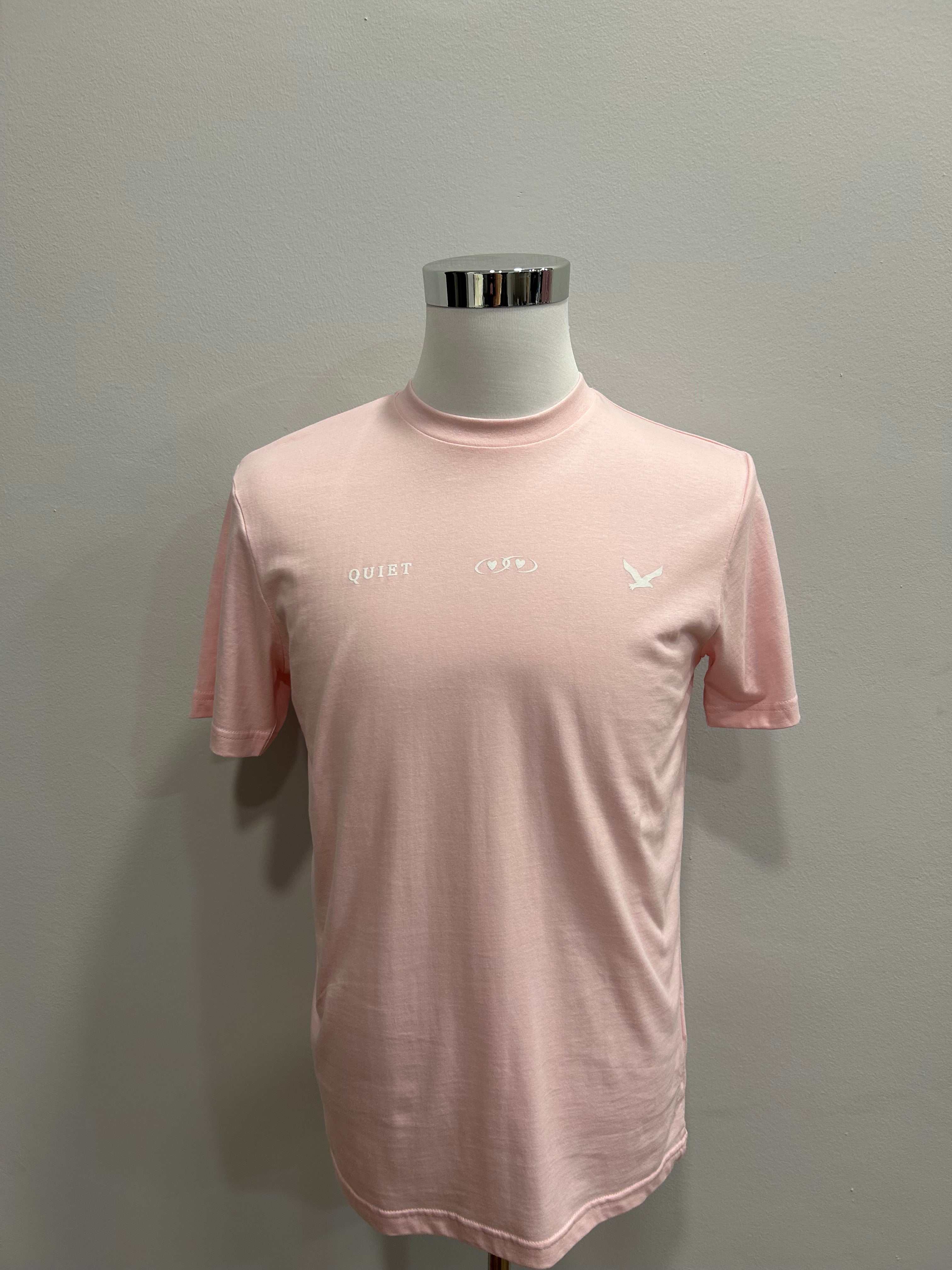 Camiseta Quiet Love Rosa