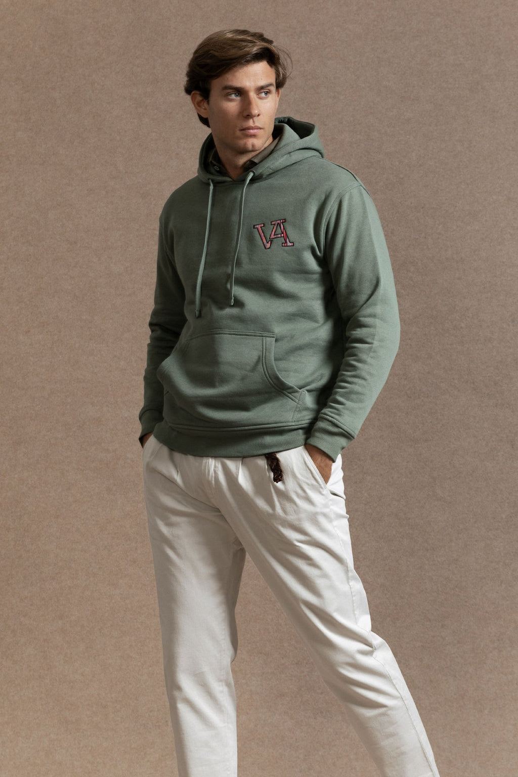 Sudadera la vaquera verde Hoja