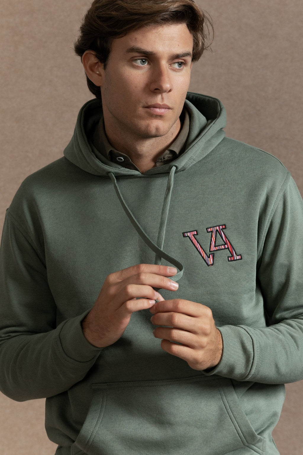 Sudadera la vaquera verde Hoja