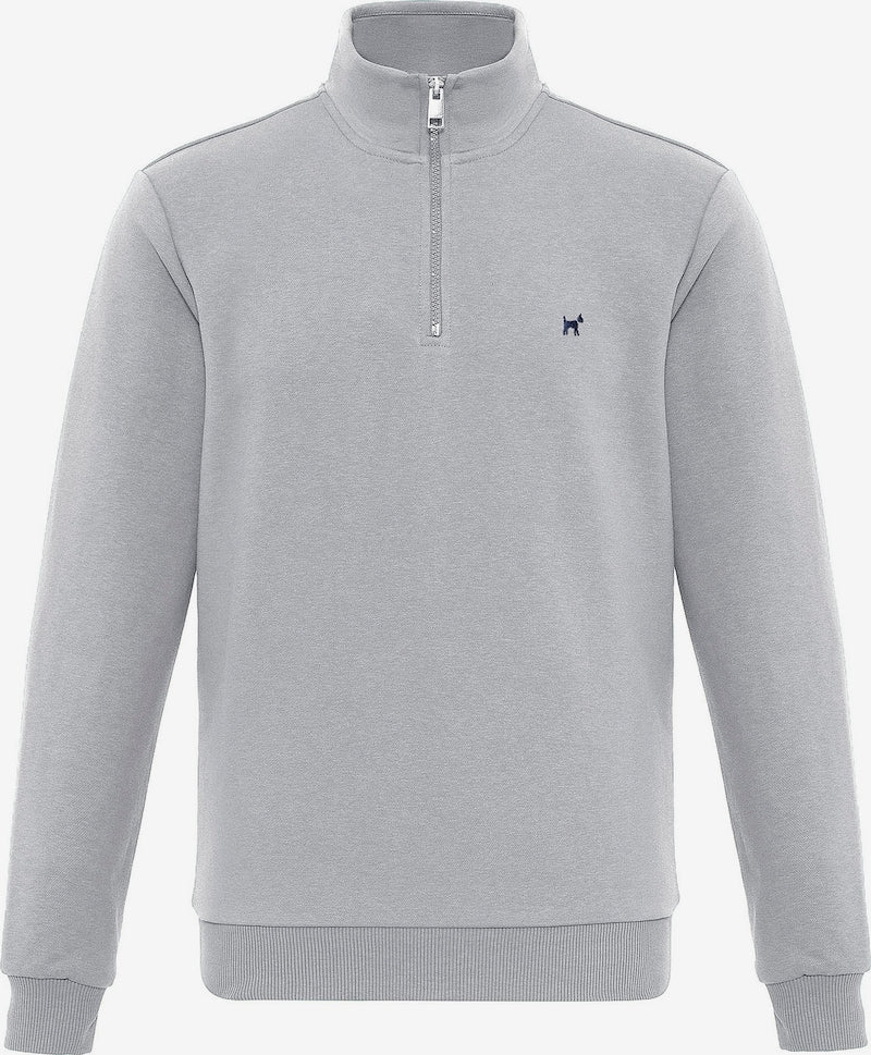Sudadera half zip gris williot