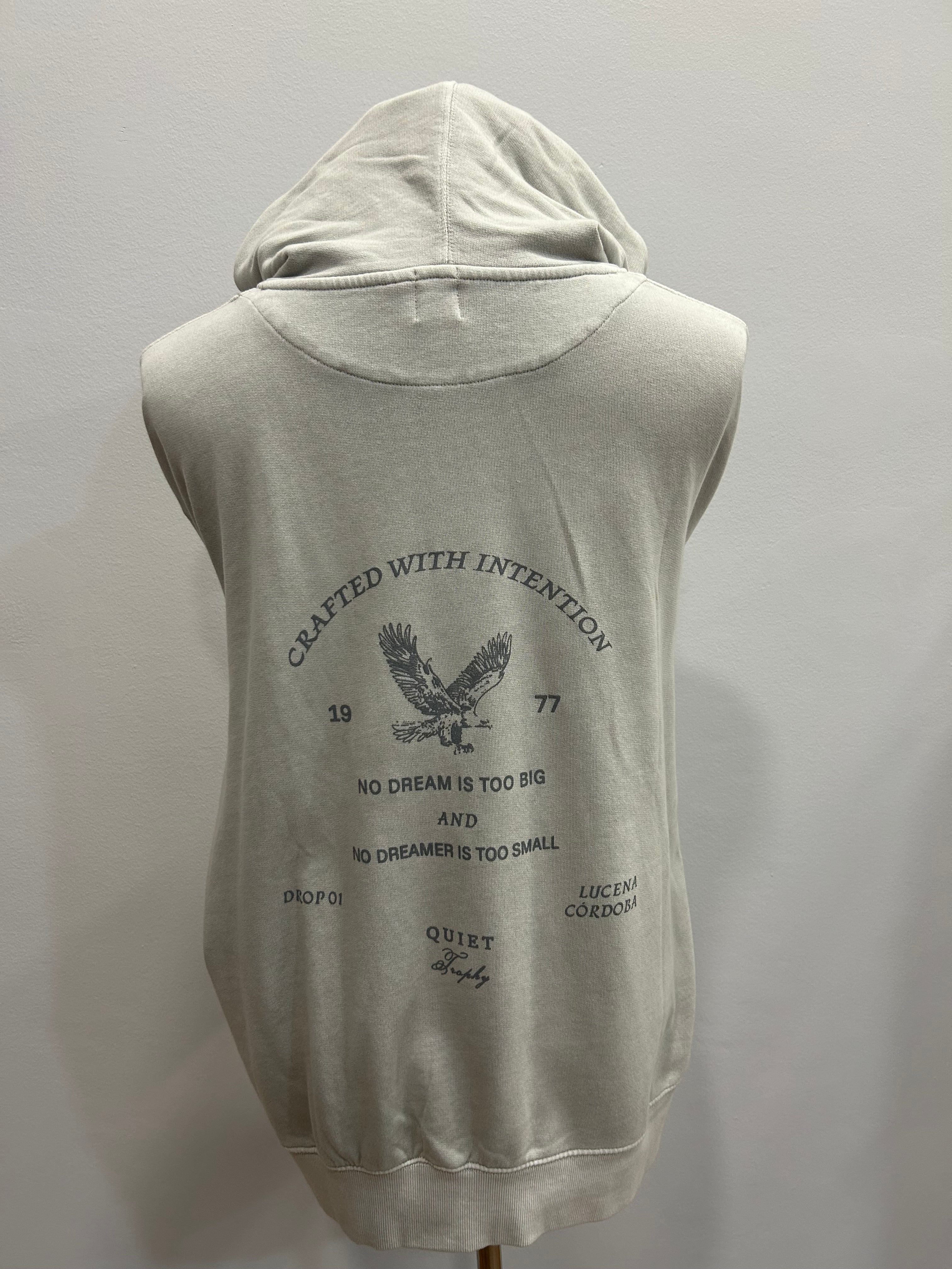Sudadera Quiet Aguila Gris