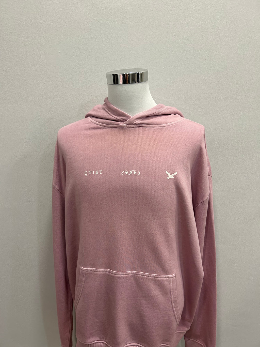 Sudadera Quiet Love Rosa