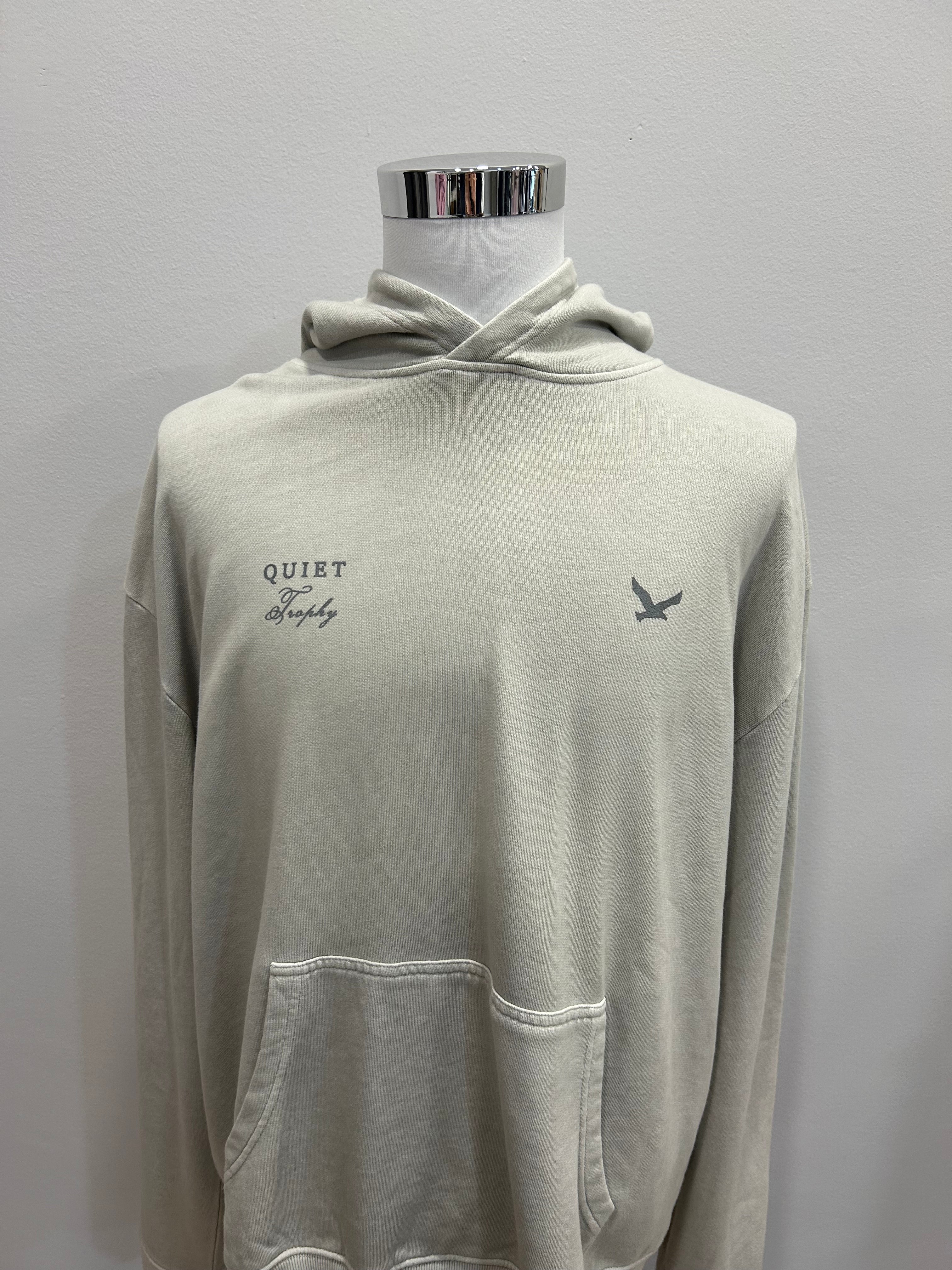 Sudadera Quiet Aguila Gris