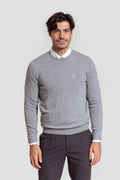 Jersey cuello gris
